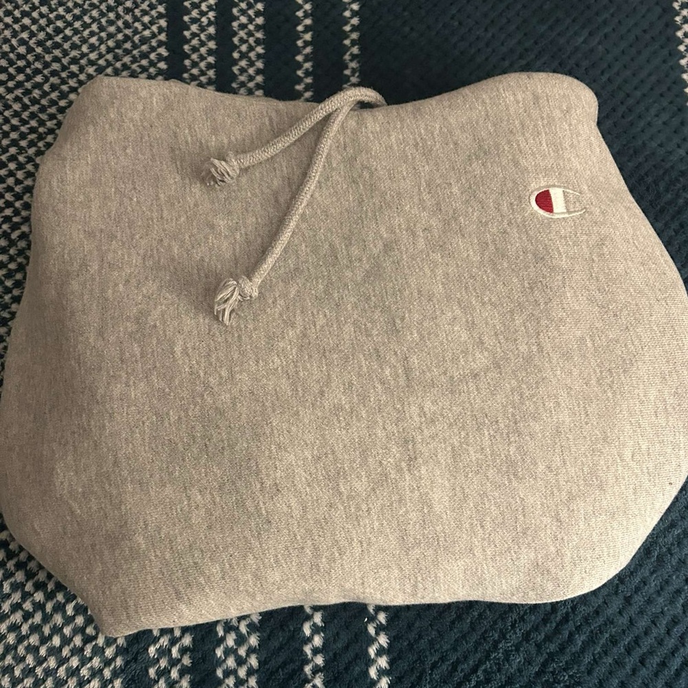 Cropped XL Champion Hoodie (grey)
